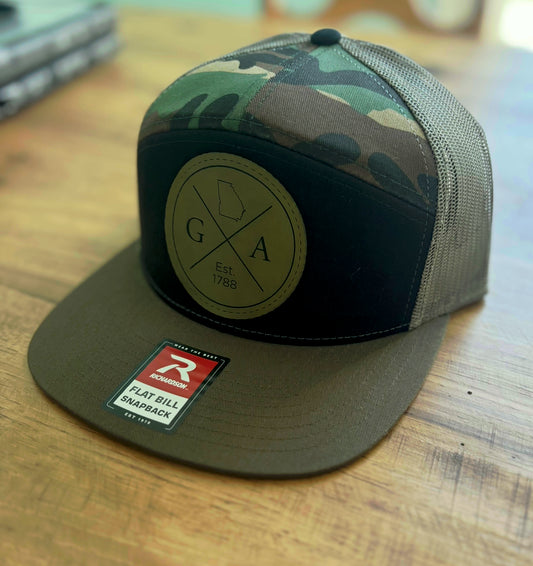 Custom Leather Patch Hat